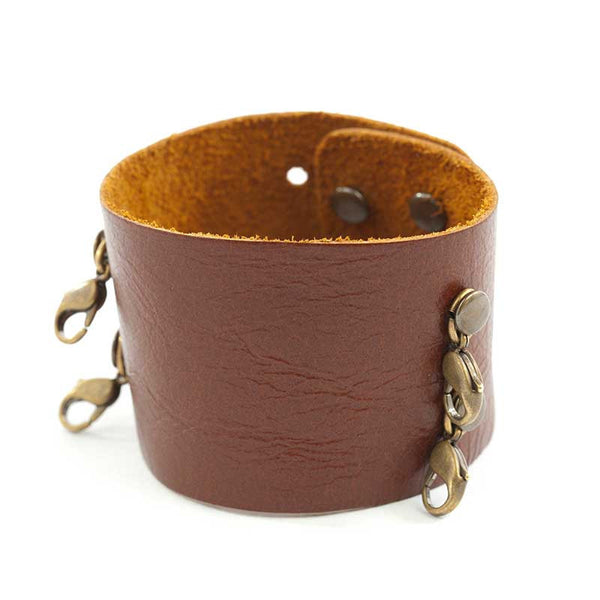 Wide Cuff Dark Chestnut