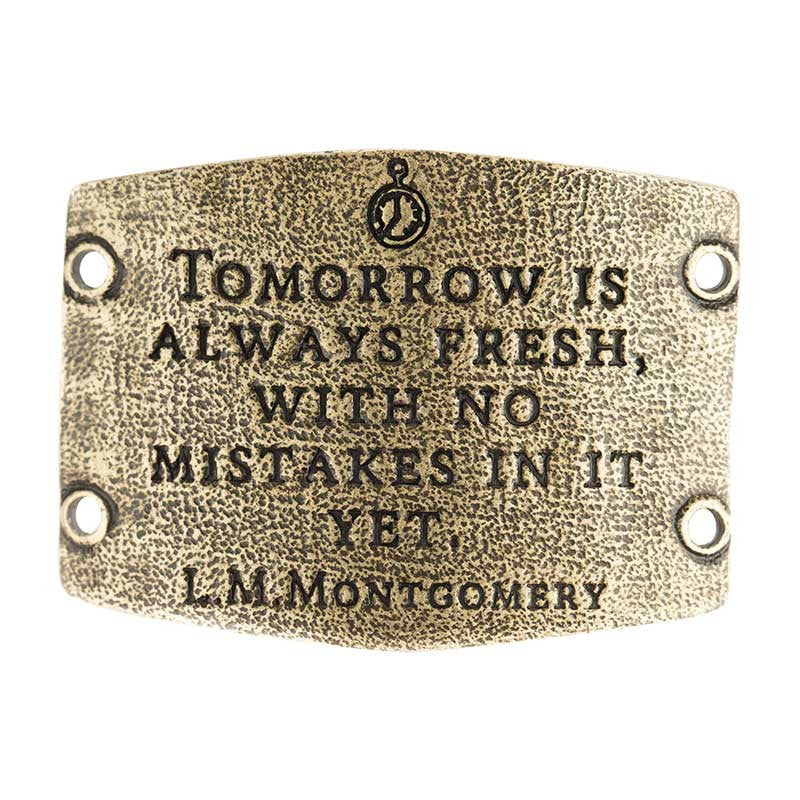 Large Sentiment | Tomorrow is always fresh with no mistakes in it yet | LM Montgomery