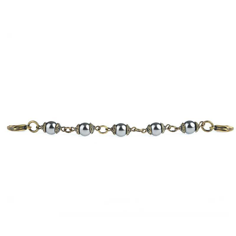 Trousseau bracelet | Slate Pearl