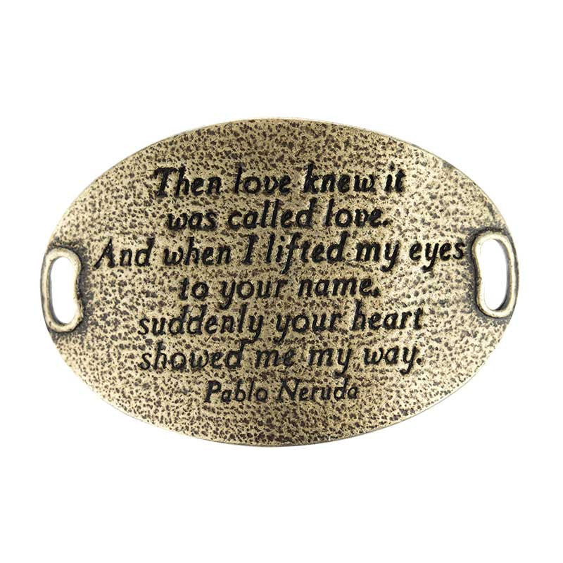 Trousseau Sentiment | Then love knew it was called love. And when I lifted my eyes to your name | suddenly your heart showed me my way | Pablo Neruda