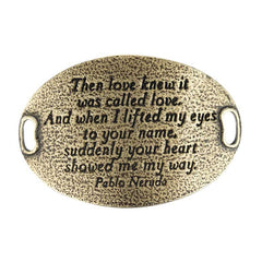 Trousseau Sentiment | Then love knew it was called love. And when I lifted my eyes to your name | suddenly your heart showed me my way | Pablo Neruda