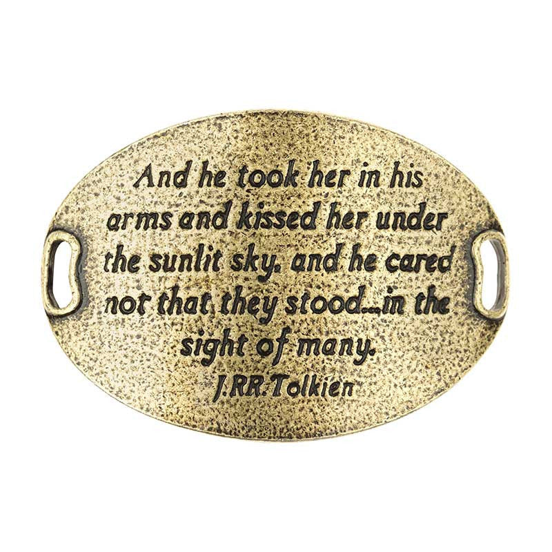 Trousseau Sentiment | And he took her in his arms and kissed her under the sunlit sky, and he cared not that they stood...in the sight of many.