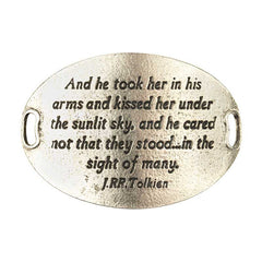 Trousseau Sentiment | And he took her in his arms and kissed her under the sunlit sky, and he cared not that they stood...in the sight of many.