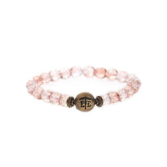 Beaded Bracelet Pink Mist